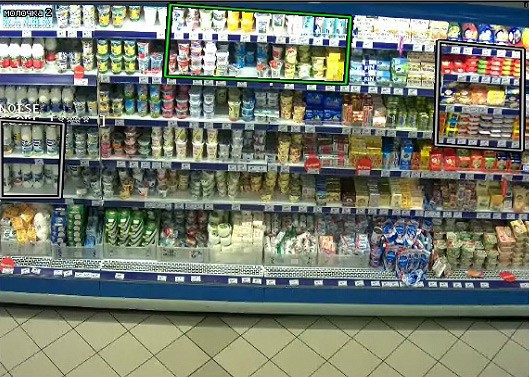 Модуль анализа наполненности полок TRASSIR Shelf Detector