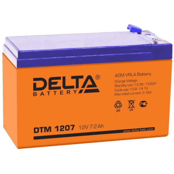 АКБ Delta DTM 1207