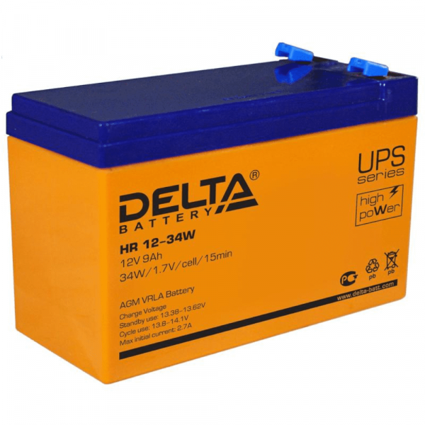 АКБ Delta HR 12-34 W